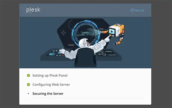 Plesk 최초 실행