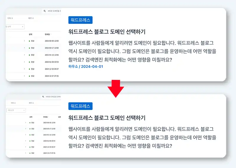 워드프레스 작성정보 숨기기 - 아스트라 테마 글목록 작성정보(글쓴이, 발행일자) 표시설정